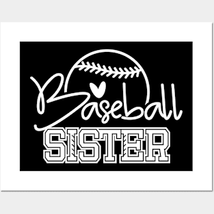 Proud Baseball Sister, Sports Gift Posters and Art